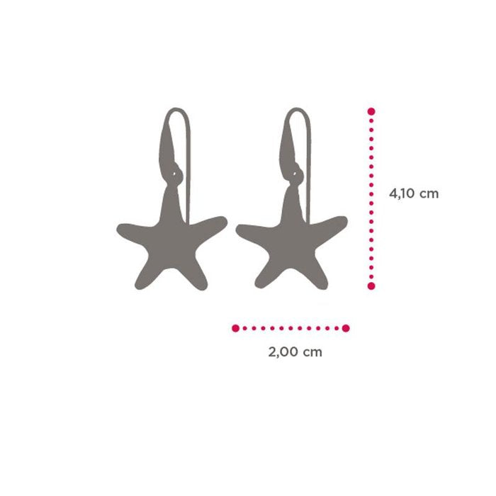 Boucles d'oreilles étoile de mer