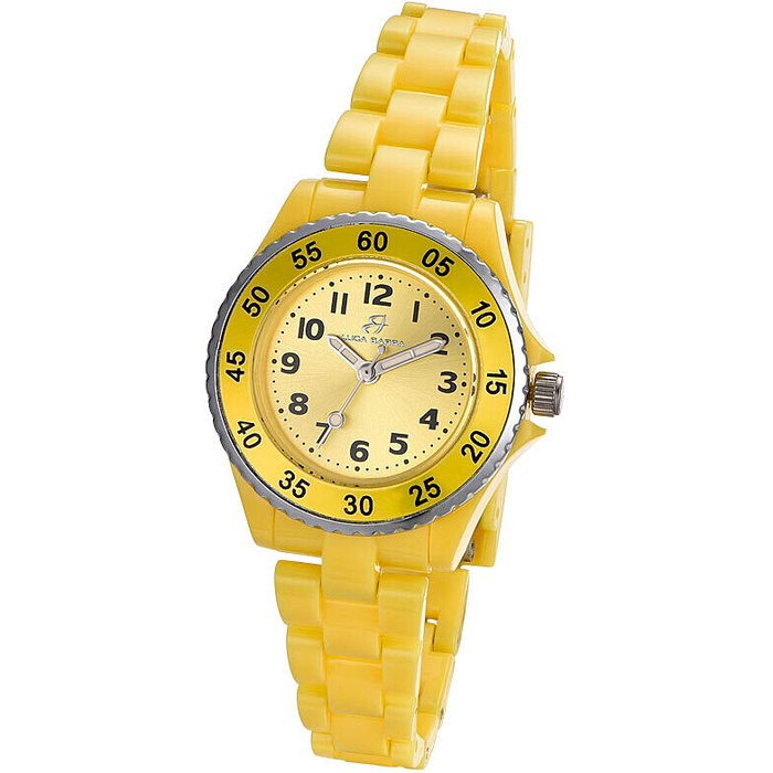 Orologio in policarbonato Giallo