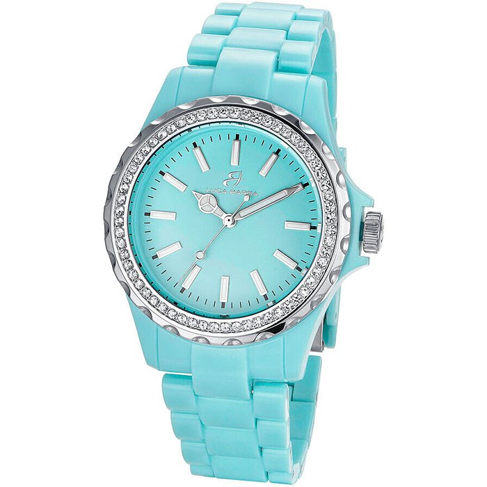 Orologio in policarbonato Azzurro