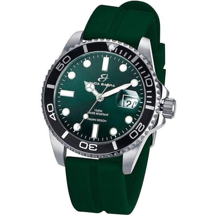 Orologio in silicone Verde