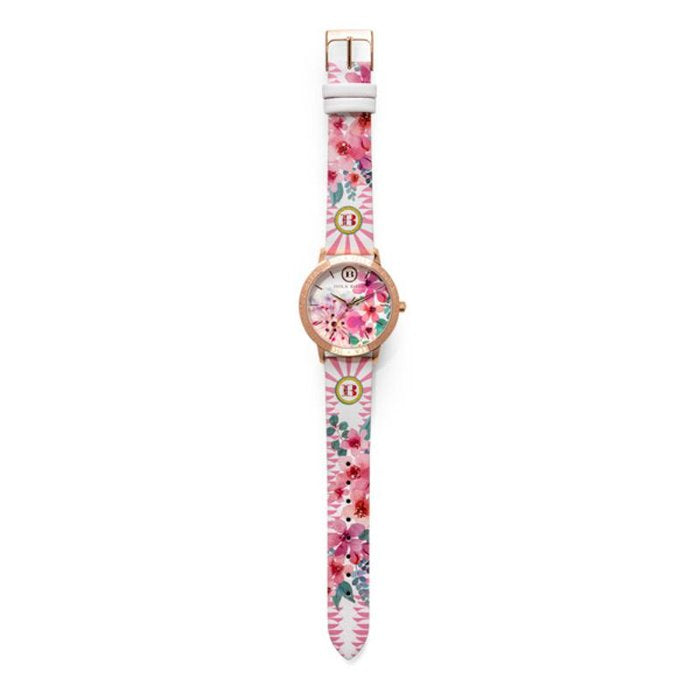Horloge Fleur de Pêcher