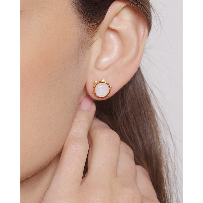 Mini Tambourine Earrings