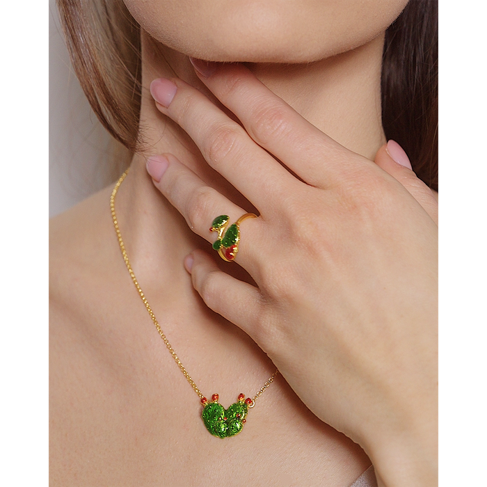 Mini Prickly Pear Shovel Earrings